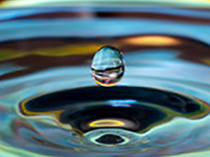 Water for Tomorrow. NIFA Impacts. Photo of a water drop falling and impacting a body of water; courtesy of Getty Images. Links to NIFA Impacts article story.